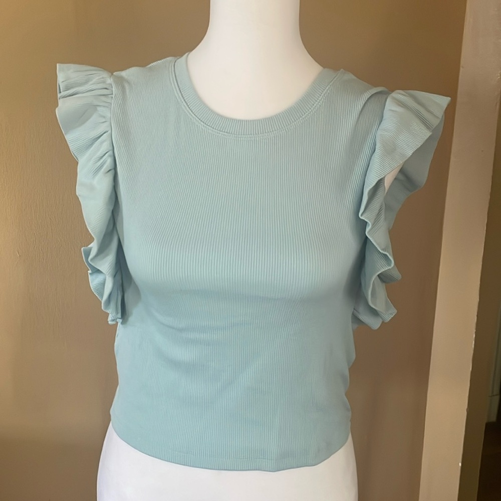 Zara ribbed crop top size small